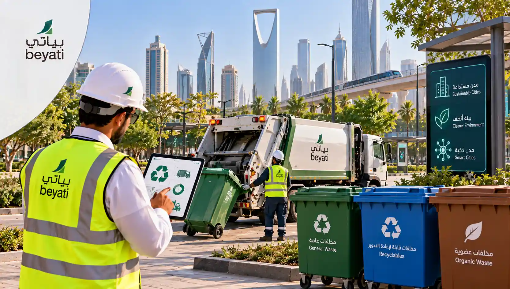 إدارة النفايات الصلبة في السعودية
