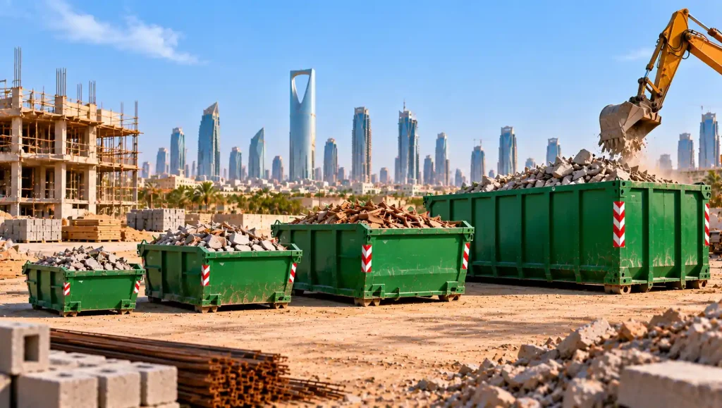 تعرف على مقاسات وأحجام حاويات مخلفات البناء 2 تعرف على مقاسات وأحجام حاويات مخلفات البناء