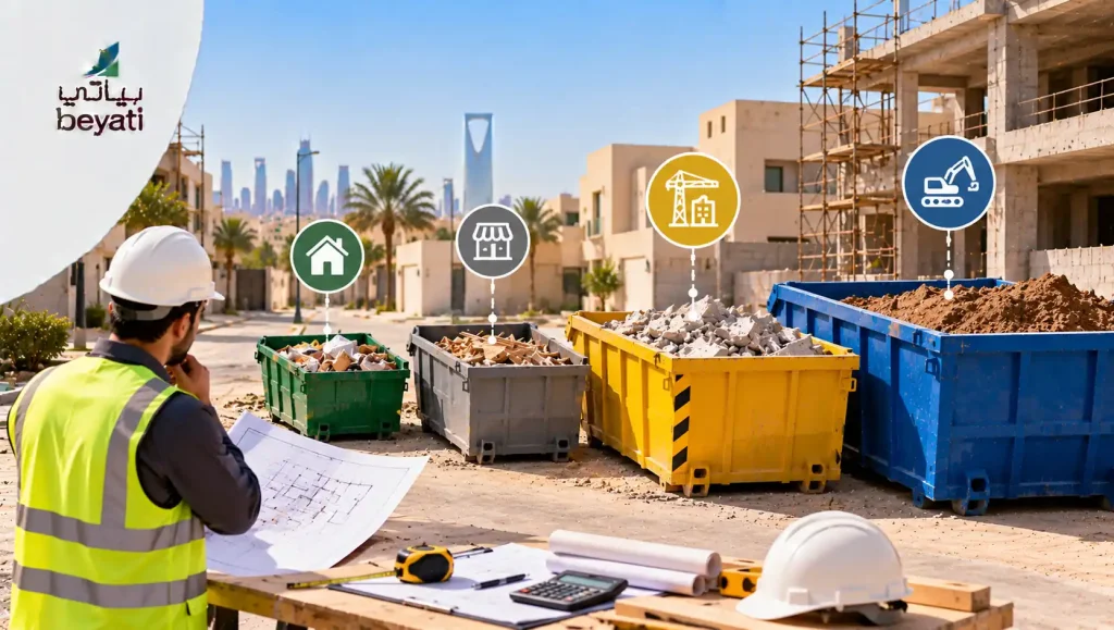 كيف تختار حجم الحاوية المناسبة لمشروعك؟ خمسة أسئلة قبل الطلب 1 كيف تختار حجم الحاوية المناسبة لمشروعك